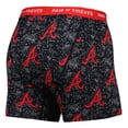 thumbnail image 3 of Men's Pair of Thieves Gray/Black Atlanta Braves Super Fit 2-Pack Boxer Briefs Set, 3 of 5