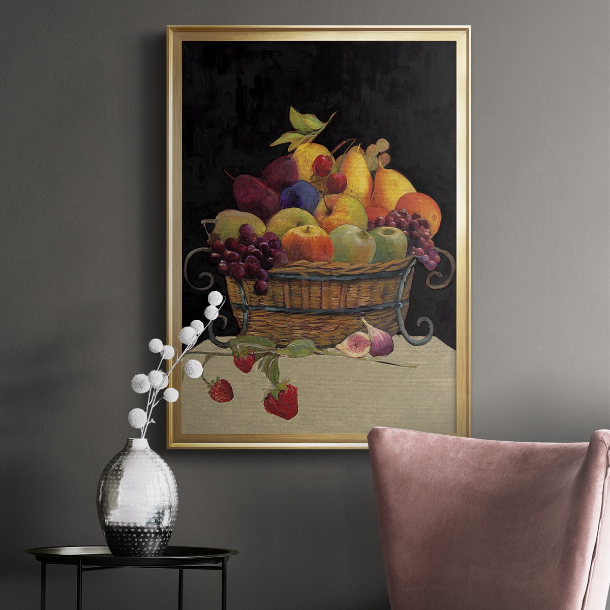 Fruit Basket I Revisit Premium Framed Print - Ready to Hang
