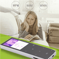 thumbnail image 4 of MP4 Player with Bluetooth, Full TouchScreen Mp4 Mp3 Player with Speaker, Portable HiFi Sound Mp3 Music Player with FM Radio, Voice Recorder, E-book, 4 of 8