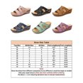 thumbnail image 2 of Sandalias de punta abierta para mujer, zapatos de gladiador planos con tiras de verano para mujer, tallas grandes, 2 of 2