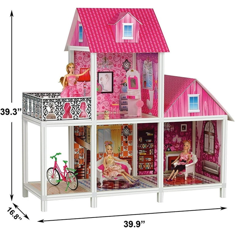 Plastic Female Barbie Doll Houses