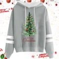 thumbnail image 1 of WILLBEST essentials hoodie Women's and Winter Fashionable Christmas Tree Print Drawstring Hooded Sweatshirt hoody ladies, 1 of 3