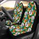 thumbnail image 2 of ABPHQTO Juego de 2 fundas para asientos de coche, bonito muñeco de nieve navideño, Protector universal para asientos delanteros de coche, apto para coche, SUV, sedán, camión, 2 of 3