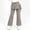 Khaki, variant on SGFCWSX Girls Flare Pants Skirted Overlay Elastic Waist Flower Casual Pants for Kids Brown Size 7-8 Years