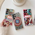 thumbnail image 2 of Marvel Comics Avengers Heros Phone Case For Samsung S24 S23 Ultra S22 S20 Plus S21 FE Clear Cases Cover Galaxy S24Ultra 5G Funda, 2 of 5