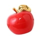 thumbnail image 5 of Figura de manzana, adorno moderno de cerámica, regalo de manzana, estatua de fruta, escultura para Diámetro 115 cm, 5 of 9