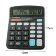 thumbnail image 4 of Electronic Calculator LCD Display Two-way Power 12 Digits Solar Battery Financial Scientific Calculator for Office, 4 of 11