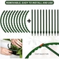thumbnail image 5 of B Support Stakes For Indoor Plants Support Pile Stand Stackable Half Round Stakes Cages For Tomato Monstera Peony Hydrangea Climbing Abs B 9.8In, 5 of 5