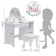 thumbnail image 5 of Juego de Tocador y Maquillaje Infantil con Espejo LED | Amplio Almacenamiento | Seguro y Certificado | Regalo Perfecto para Niñas maquillaje Playset, 5 of 19