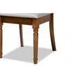 thumbnail image 7 of Baxton Studio Jessie Modern and Contemporary Grey Fabric Upholstered and Walnut Brown Finished Wood 7-Piece Dining Set, 7 of 7