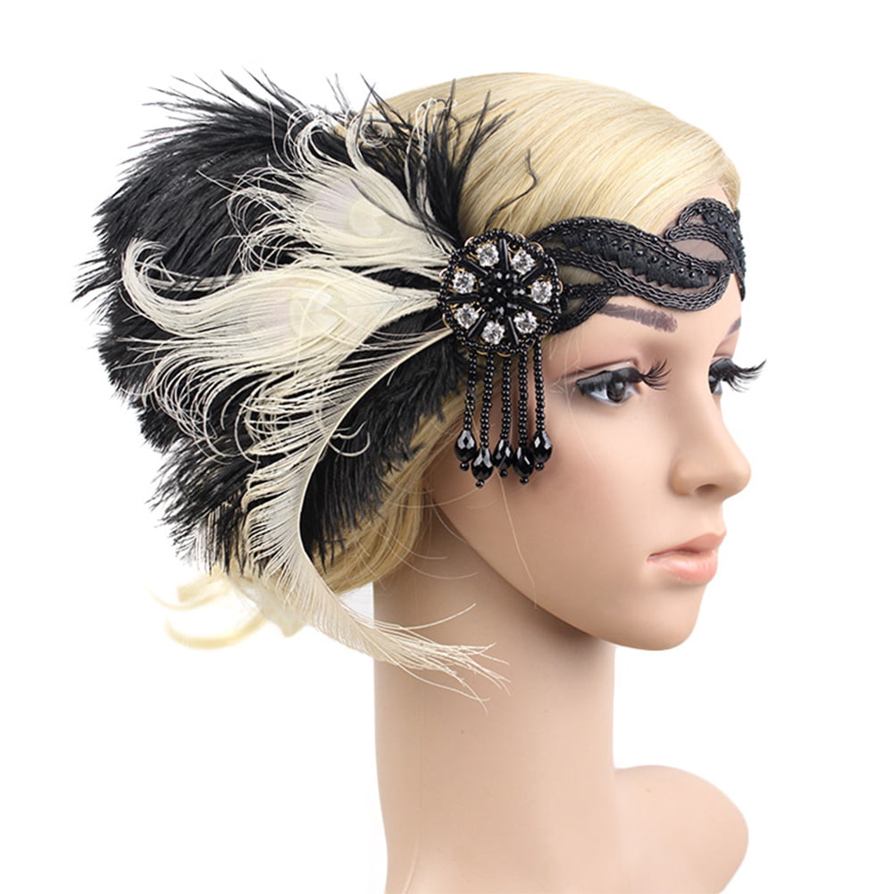 Fashion Women Retro 1920s Headband Fancy Dress Headpiece Wedding Headwear