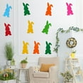 thumbnail image 6 of Eolstice 16-Piece Easter Felt Bunny Wall Decals, Multi-Color Rabbits Stickers With Foam Adhesive Dots, Festive Holiday Decoration For Home, Classroom, Easy Apply, 6 of 9