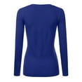 thumbnail image 3 of JJ Perfection Women's Long Sleeve V-Neck Pullover Sweater with Plus Size, 3 of 3