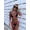Black Rose Red Brocade, variant on 2pcs Women Black & Hot Pink Trim Tie Side Bikini Set for Beach Vacation Summer Swimwear