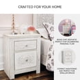 thumbnail image 4 of Signature Design by Ashley Traditional Paxberry 2 Drawer Nightstand, Whitewash, 4 of 8