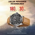 thumbnail image 4 of Watch,50m Waterproof Watch Solar Powered Waterproof Vision Waterproof Men Outdoor Men Outdoor Watch North Watch Pilot Watch Men 50m Watch Pilot Watch To 180 Solar 180 Solar Watch, 4 of 6