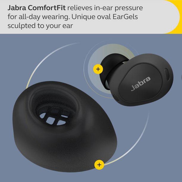 Jabra Elite 10 - Gloss Black True Wireless Earbuds Gloss Black