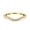 Yellow Tone CZ, variant on Contour Curved Half Eternity Band Ring Round CZ 925 Sterling Silver Size 8