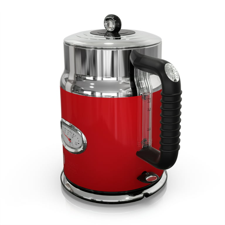 Russell Hobbs 24362 Inspire Electric Kettle, 3000 W, 1.7 Litre, Red with  Chrome Accents 220-240 VOLTS (NOT FOR USA)