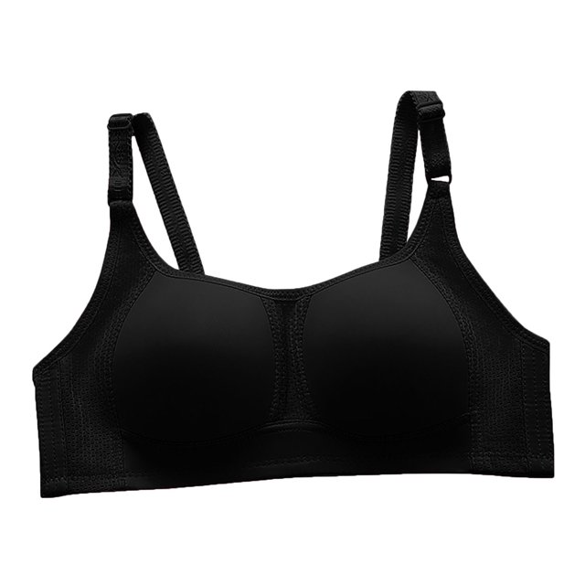 Ropa interior de sujetador de perspectiva calada cómoda de Color sólido para mujer sin llantas Fridja nalpqowj34922