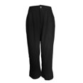 thumbnail image 3 of Women's Casual Pants Straight Leg Capri Ankle Length Mid Rise Button Detail for Everyday Comfort and Style in Summer and Fall, 3 of 4
