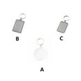 thumbnail image 3 of Acrylic Blank Keyring Photo Insert Transparent Keychain Frame Ornament Holiday Gifts Key Chain Fashion Clothes Handbag Waist Hanging Gifts Keys Type 3, 3 of 6