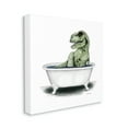 thumbnail image 3 of Stupell T-Rex Bathtub Fun Bathroom Animals & Insects Painting Gallery Wrapped Canvas Print Wall Art, 3 of 7