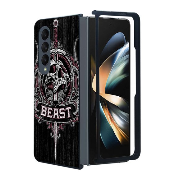 ANJ  Protective Snap-On Design Printed Case Compatible with Samsung Galaxy Z Fold 4 - The Beast