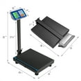 thumbnail image 3 of Gymax Balance Plateforme Numérique Pliable de 660lbs pour Expédition Postale, 3 of 10