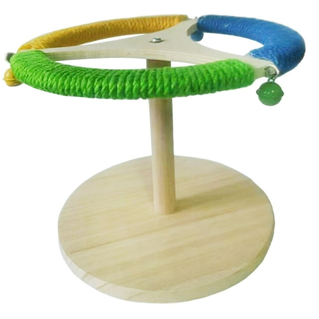 Milaget Bird Perches Play Gym Stand Parrot Perch Stand for Conures Parakeets Finches C