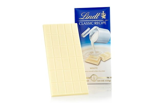 Lindor Classic Recipe White Chocolate Truffle Bar, 4.4 oz, 12 Count by Lindor