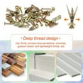 thumbnail image 5 of 20/50/100/200Pcs Self-Drilling Drywall Anchors and Screws Zinc Plated Steel Hollow Wall Anchors and Screws, 5 of 10