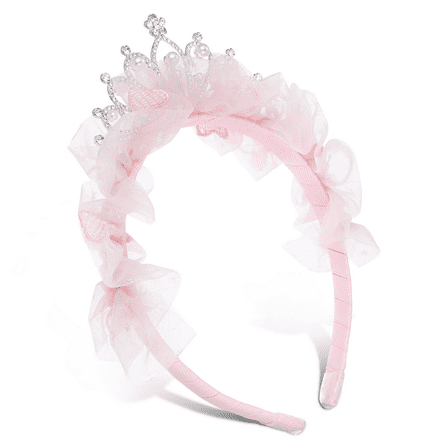 Tiaras Headband Crown Princess Crowns for Little Girls Happy Birthday Bride Child Pink