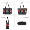 thumbnail image 6 of FORMRS Canvas Laptop Tote Bag for Women with 15.6" Computer Compartments Shoulder Handbag, Red Abstract, 6 of 7