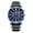 Rose shell blue, variant on Date Quartz Steel Belt Business Casual Six Needle Men's Watch