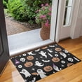thumbnail image 2 of Halloween Ghost Pumpkin Pattern Door Rugs,Washable Non Slip Door Mats Indoor,Decorative Door Mats,Entry Mat Indoor for Entrance,Bedroom,Kitchen,Bathroom,17"x30", 2 of 6