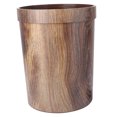 thumbnail image 5 of Raindrops  Vintage Garbage Can Trash with Lid for Room Office Woman Brown, 5 of 8