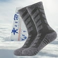 thumbnail image 5 of Fesfesfes Men's Ski Socks Winter Warm Socks Athletic Outdoor Sports Socks Mountaineering Socks, 5 of 9