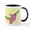 White/Black Inside, variant on CafePress - Jake's Rainbow Shark Mug - 11 oz Ceramic Mug - Novelty Coffee Tea Cup
