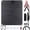 Black, variant on Monocrystalline Silicon Cell Phone Solar Charging Panel Mobile Solar