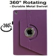 thumbnail image 2 of JYtrend Rotating Case for iPad 10.2 8th 7th Generation Cover with Pocket, Purple, 2 of 6