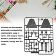 thumbnail image 3 of 5Pack Model  Toy Display Stand Set, Easy to Assemble Long Lasting Use High Stability for SD BB RG HG 1/144 Models Display, 3 of 7