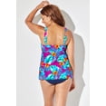 thumbnail image 5 of Swimsuits for All V-Neck Flowy Tankini Set, 5 of 6