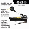 thumbnail image 2 of Cortador de cables Klein Tools 53725 blindado y BX de hasta 9,5 mm, 2 of 8