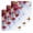 Red, variant on Blue Purple Floral Kitchen Dish Towels for Drying Dishes Set of 2, Ombre Butterflies Modern Art Spring Waffle Weave Microfiber Hand Tea Bathroom Towels Quick Dry & Absorbent Towel 15.7x23.6