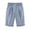 Blue, variant on Gkeoshab Shorts for Women Women's Summer Cotton High Waist Shorts Plus Size Tie Knot Design Breathable Beach Style with Pockets Loose Fit Knee Length