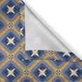 thumbnail image 6 of Ambesonne Ethnic Valance & Curtain, Vintage Tile Art, 55"x36", Blue Orange Beige, 6 of 6