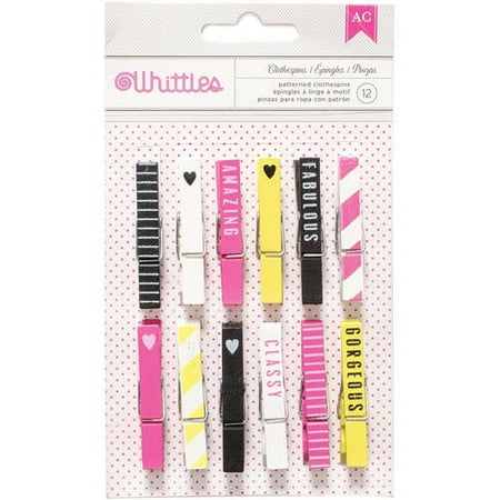 Designer Desktop Essentials Clothespins, 12pk Designer Desktop Essentials Clothespins, 12pk