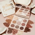 thumbnail image 3 of Colourpop Going Coconuts Neutral Pressed Powder Eyeshadow Palette - 9 Shades for Everyday Looks, 3 of 5