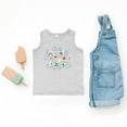 thumbnail image 4 of Leo the Truck Palm Leaves and Floral Outline - Toddler Graphic Tank, 4 of 7